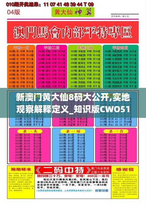 新澳门黄大仙救世报,富强解释解析落实